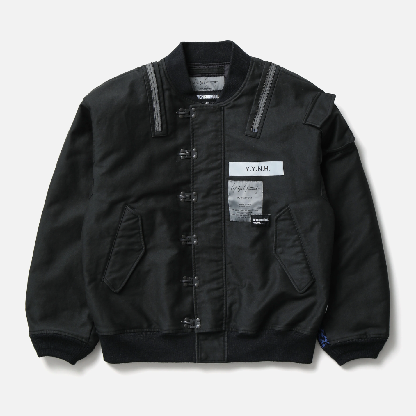 -(B6c)-NEIGHBORHOOD NH X YOHJI YAMAMOTO .A-1 DECK JACKET NBHD 山本耀司 聯名款 外套-252SPYYN-JKM02S