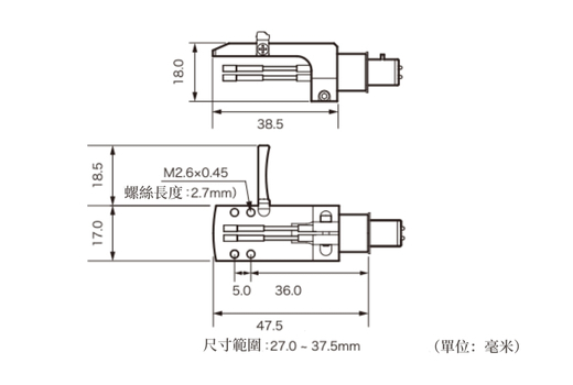 at-lh13/occ產品尺寸圖