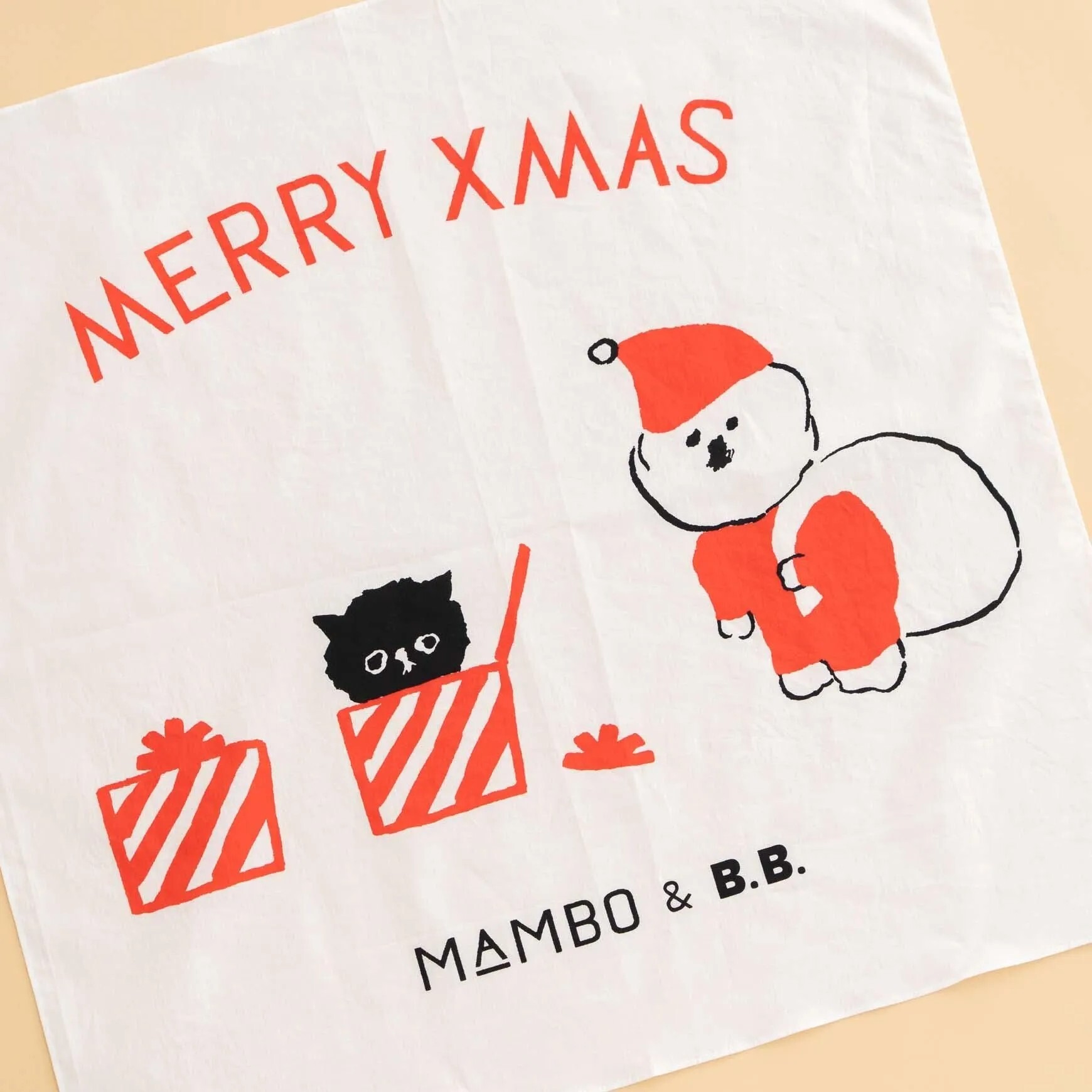 CLASKA - MAMBO 手帕 聖誕老人