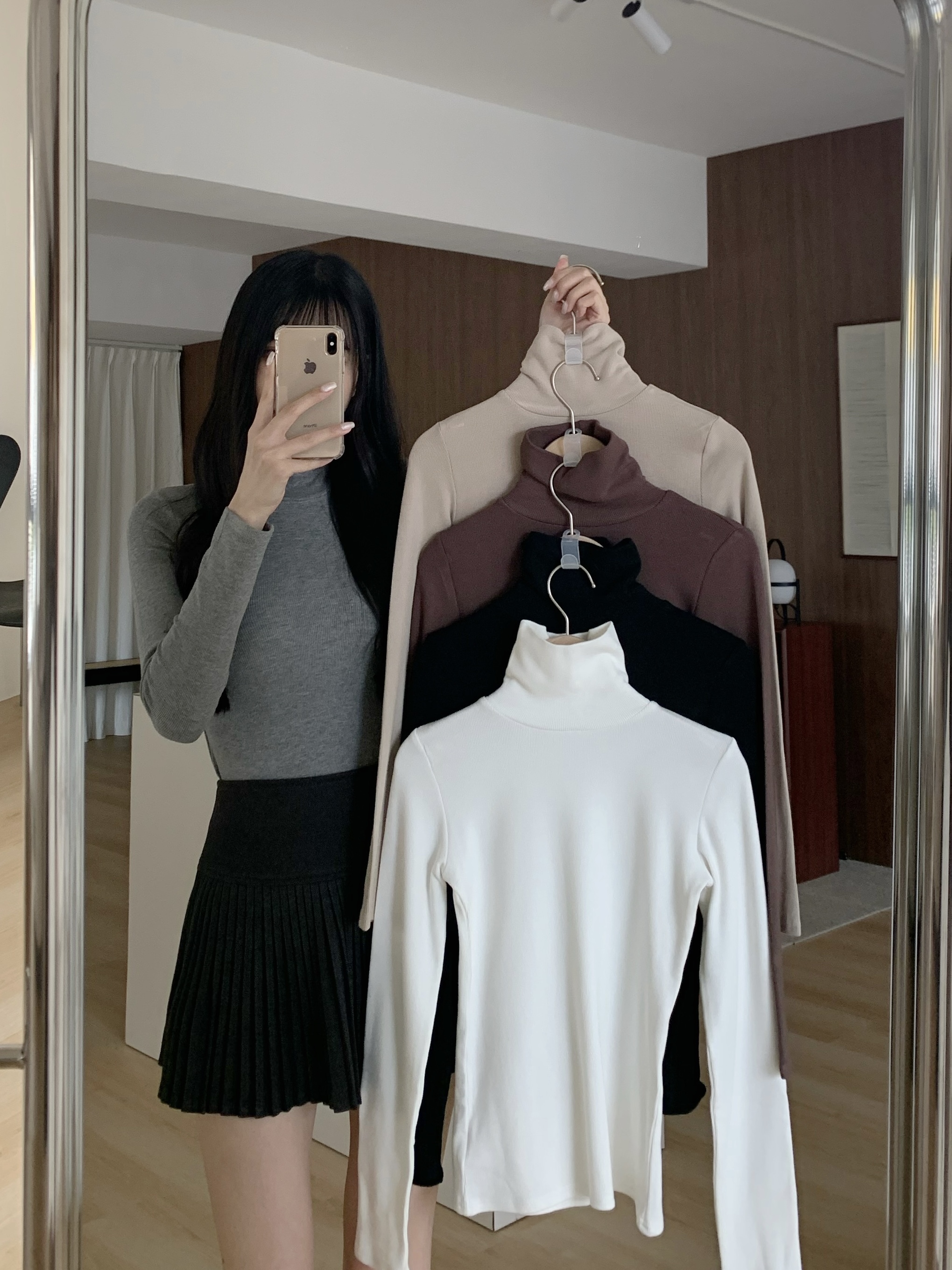 恆溫系列•堆堆領磨毛高領上衣