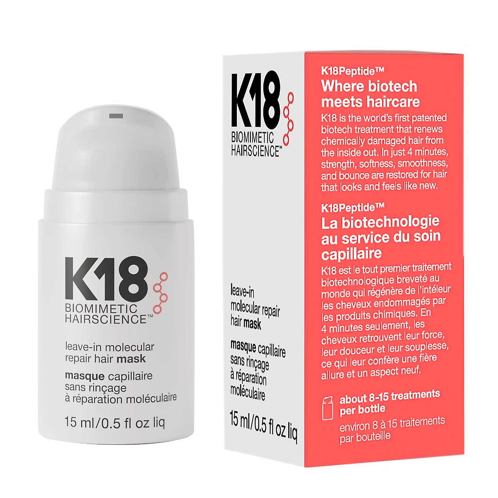 K18 Leave-In Molecular Repair Hair Mask 50ml