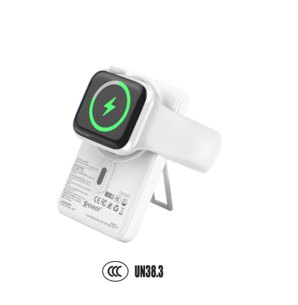 XPower M10R 7合1 10000mAh PD 3.0 雙內置線+磁吸無線移動電源連支架 [CCC認證]