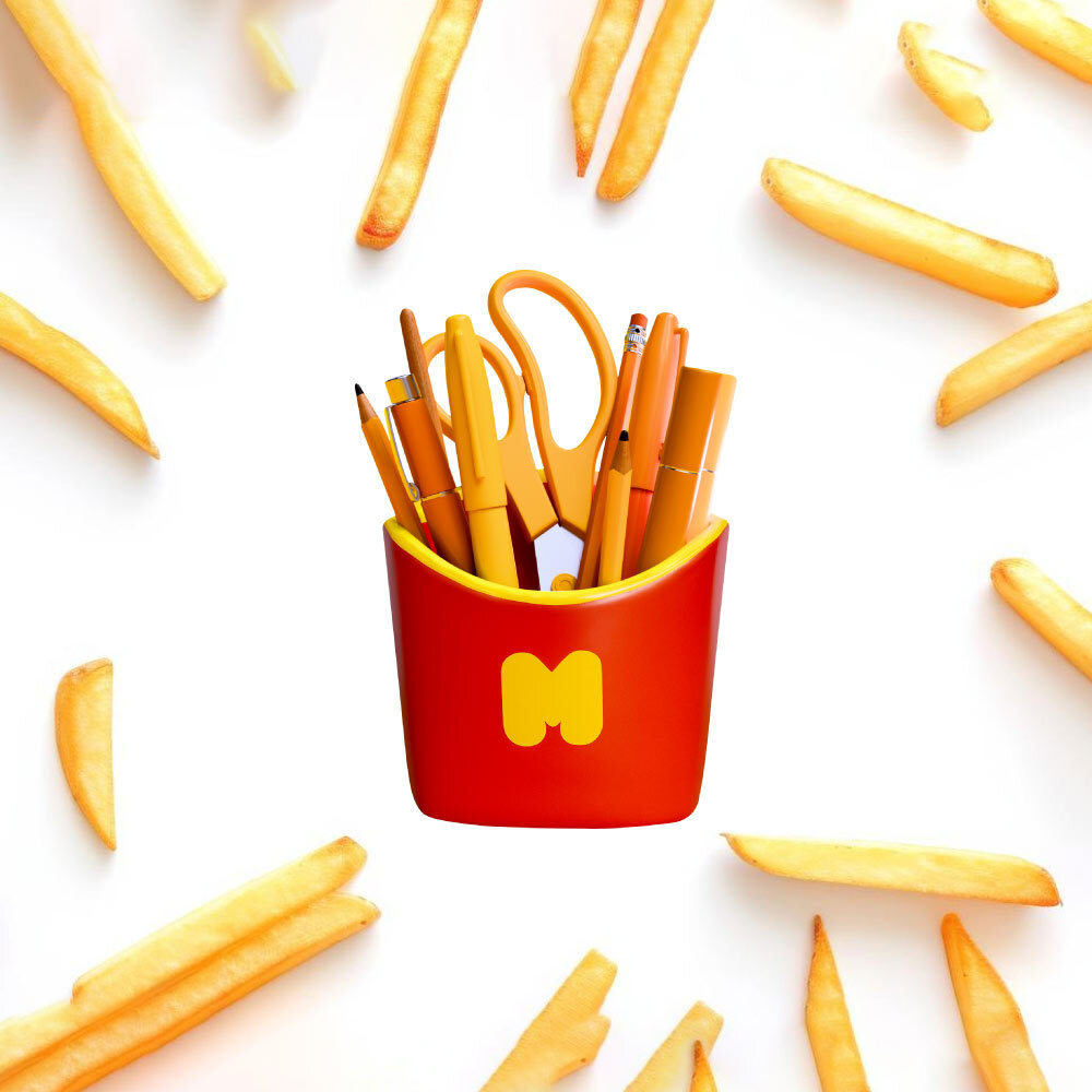 英國 Mustard 趣味筆筒 - 薯條盒