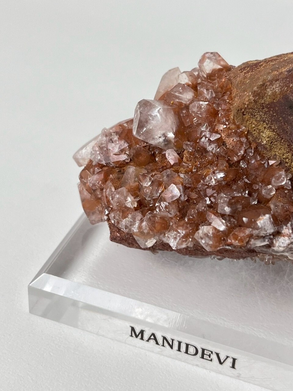 火之脈絡 - 琥珀紅方糖方解石 #已連結礦訊