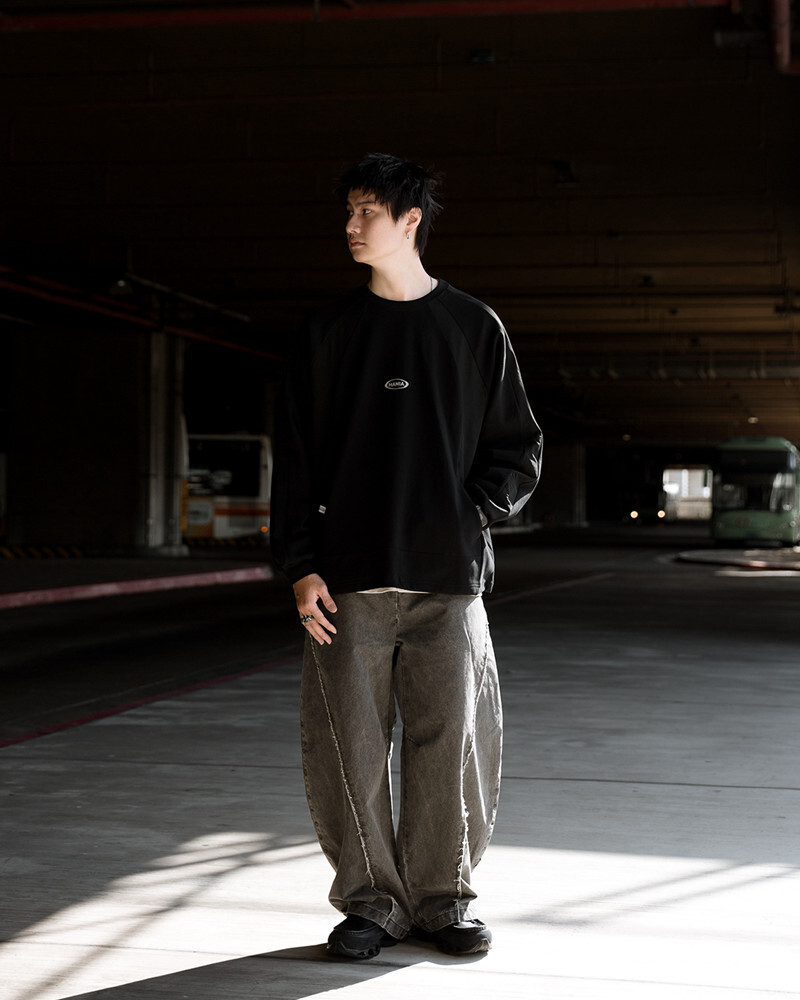 MANIA  大學TEE 黑/灰 25 A/W Stealth Pocket Sweatshirt