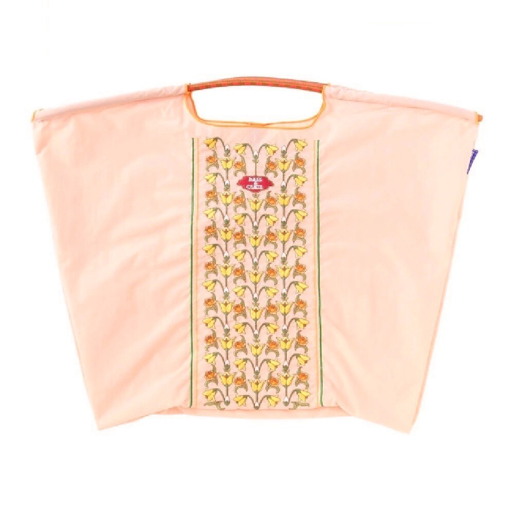 Ball＆Chain 刺繡環保購物袋 L號 - 淺褐 (30117059)