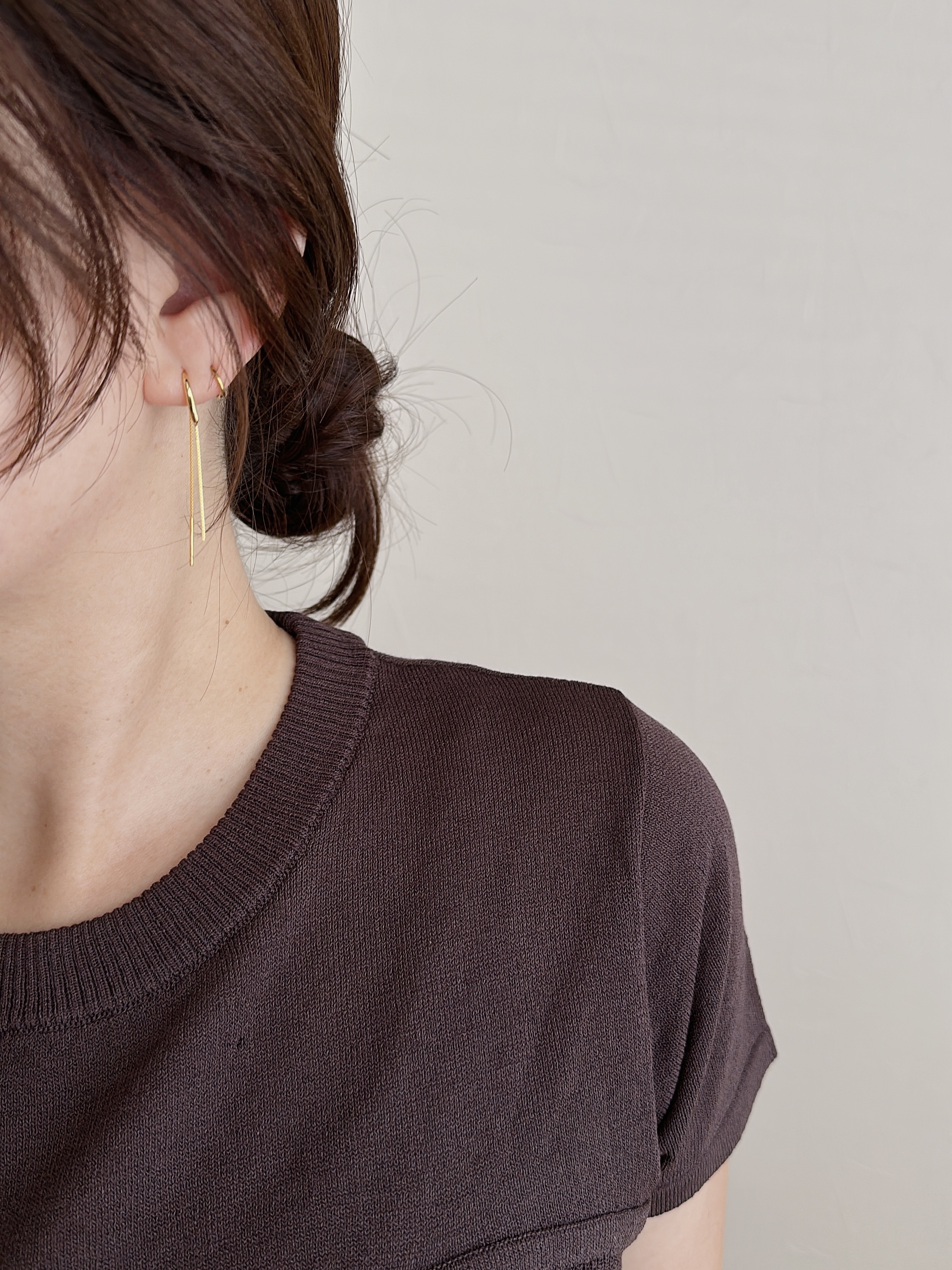 S925 long threader pierce