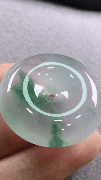 127344 翡翠平安扣 (31mm直徑)