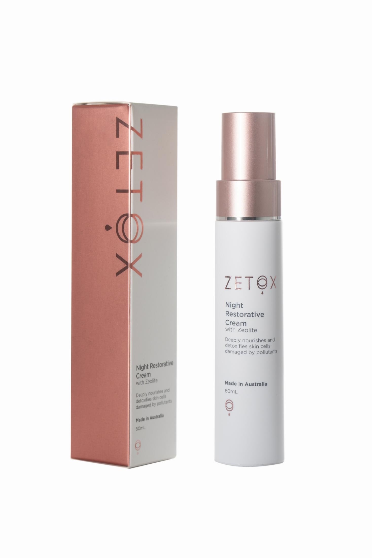 ZTNC60ML- Zetox Night Restorative Cream 夜間修覆霜 60ml (E13)