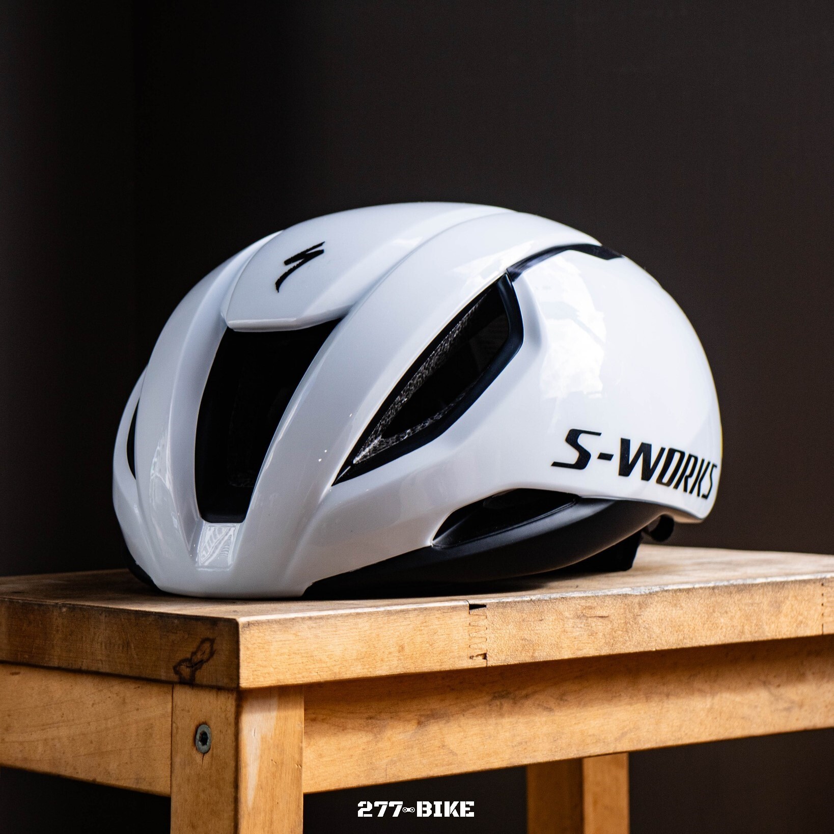 【SPECIALIZED】 S-Works Evade 3 WHT/BLK 安全帽