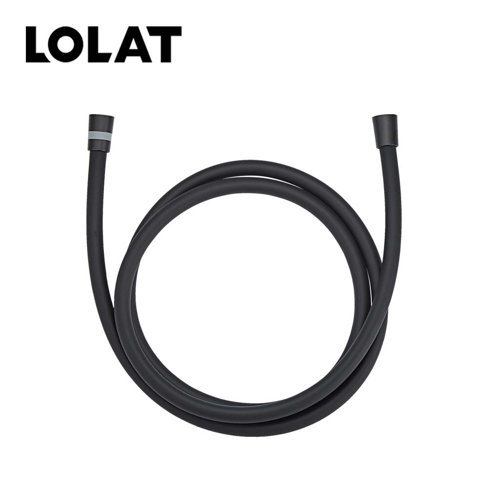 LOLAT矽膠淋浴軟管-霧黑OP233Z