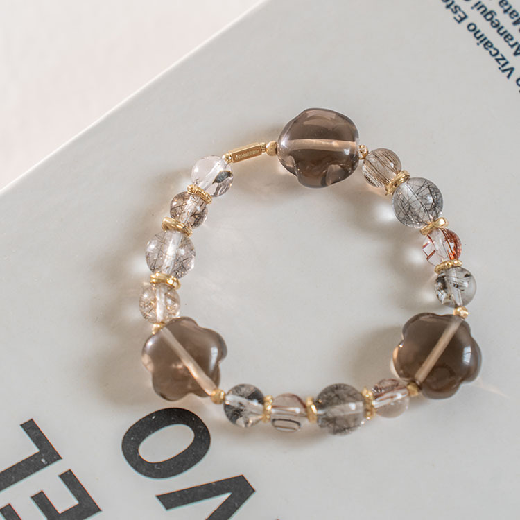 有趣的旅程 ：茶晶｜閃靈鑽｜膠花髮晶共生｜黑髮晶｜銀髮晶