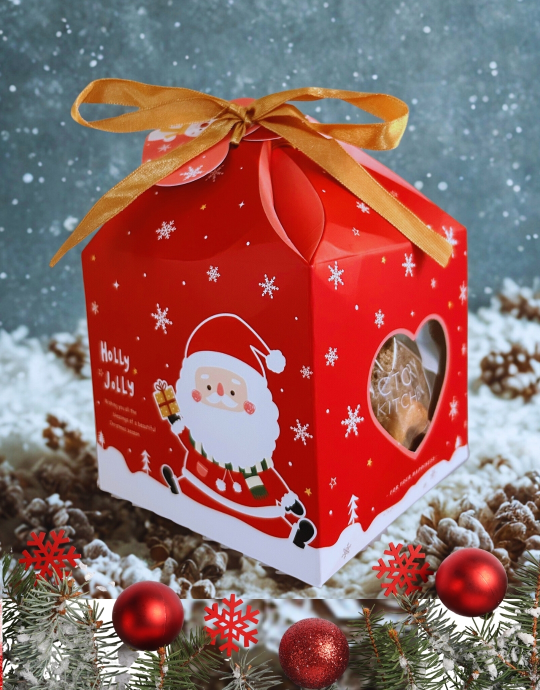 耶誕綜合餅乾禮物盒
