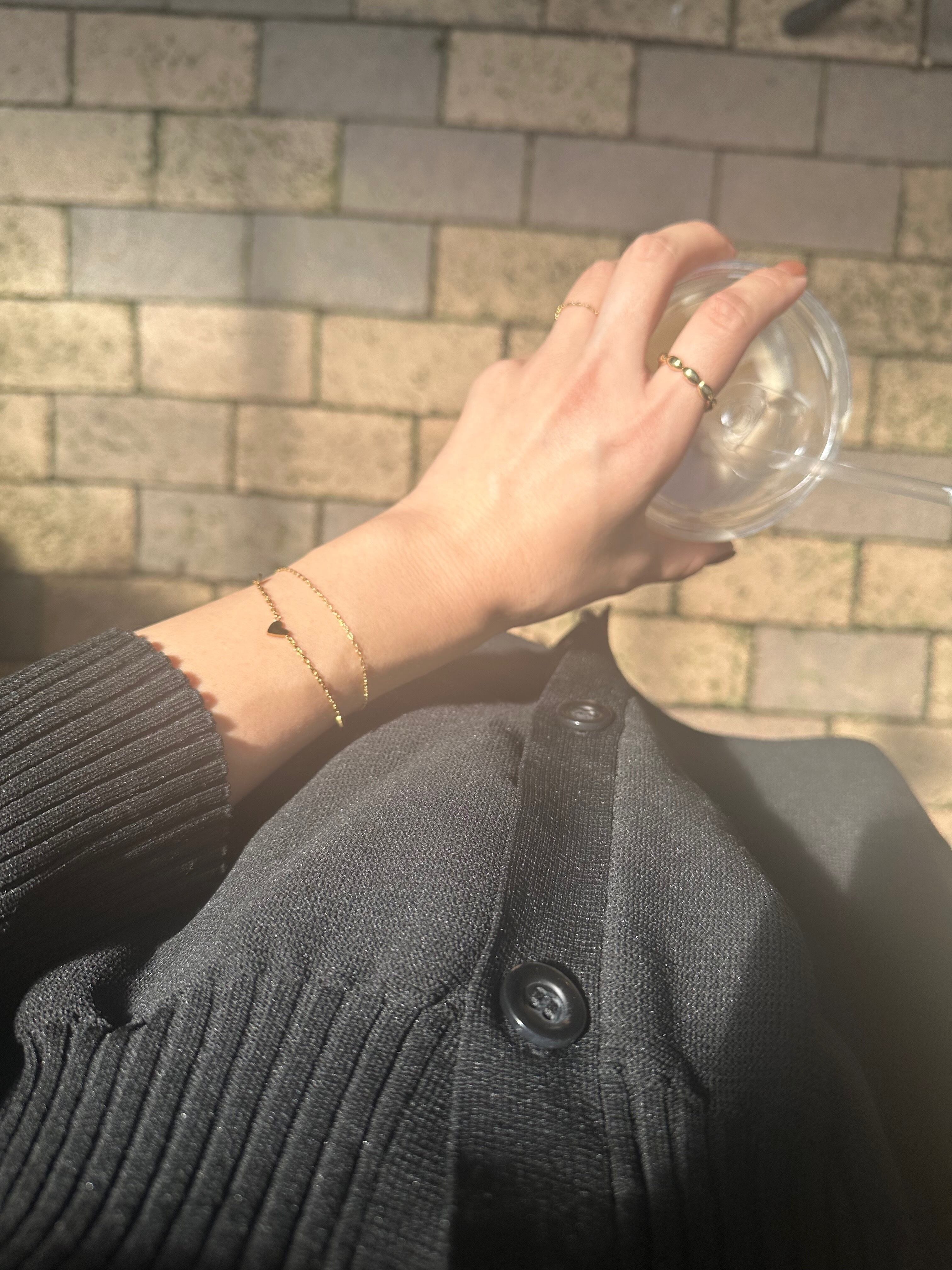 SS love chain bracelet