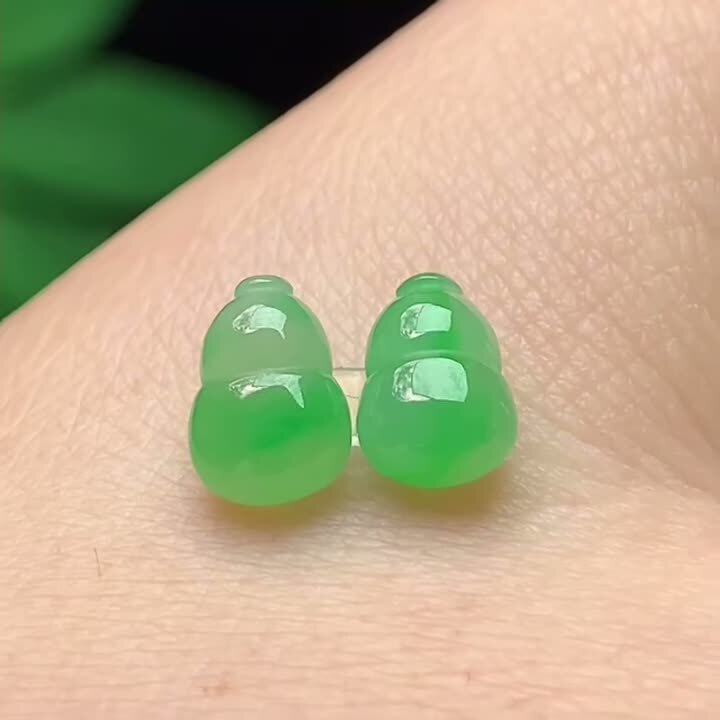 翡翠飄綠葫蘆,天然翡翠A玉, 緬甸玉, Jade, Jadeite