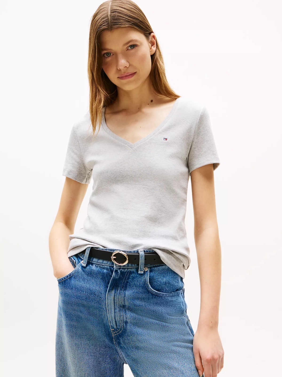 【直播】Tommy Hilfiger LL121151 女裝V領短袖上衣