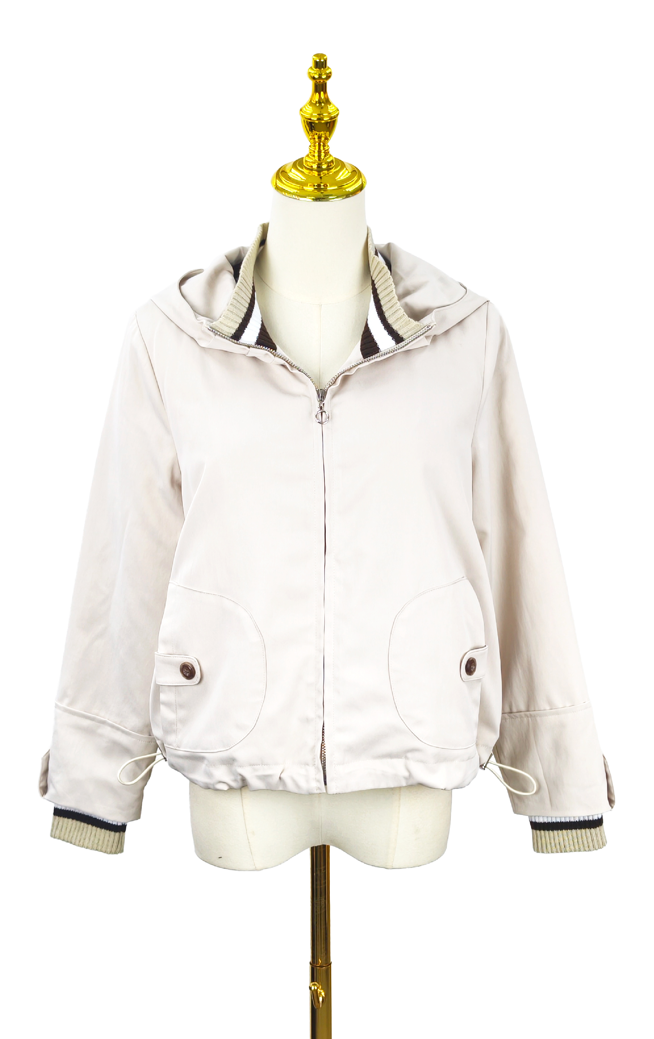 條紋連帽外套 JK0937