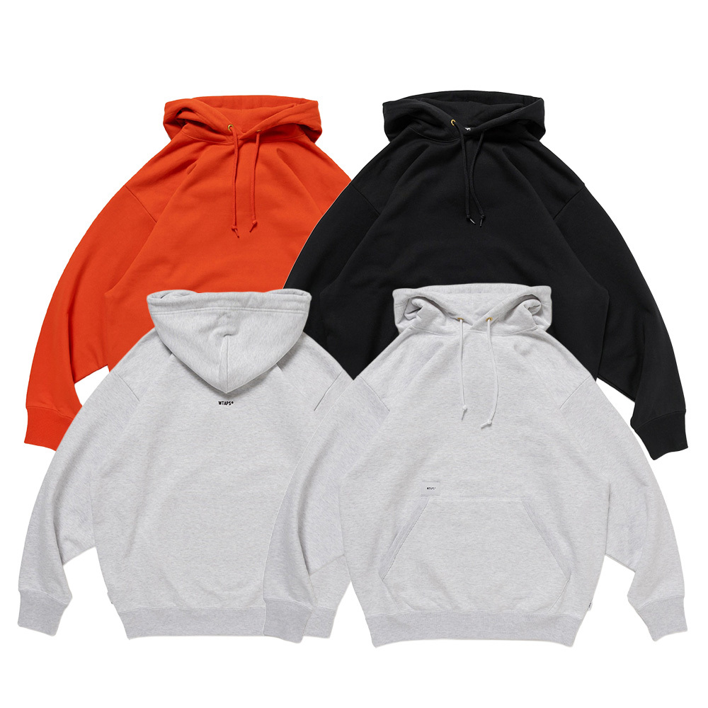 Wtaps SIGN-YD HOODY / COTTON 帽T 黑/灰/橘 252ATDT-CSM02