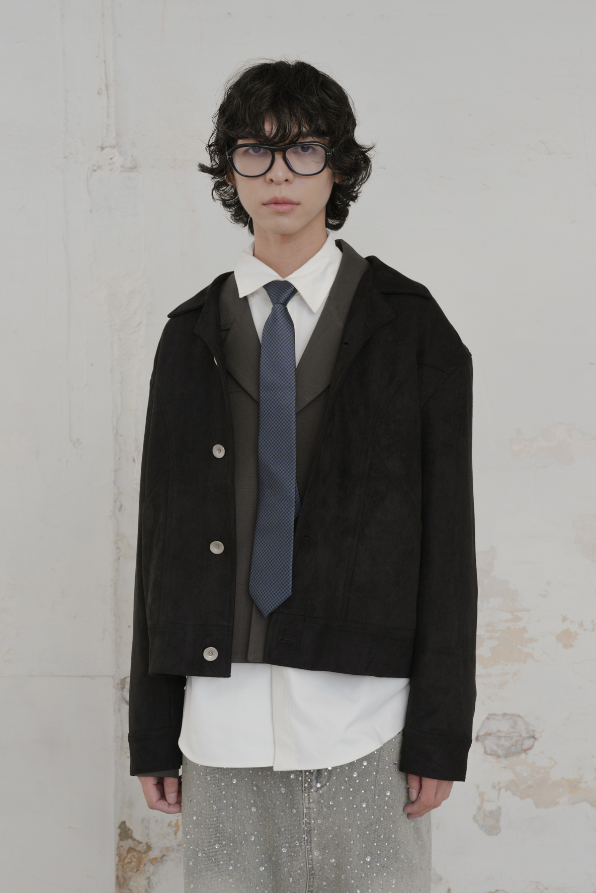 Russo Cutline Suede Jacket #外套