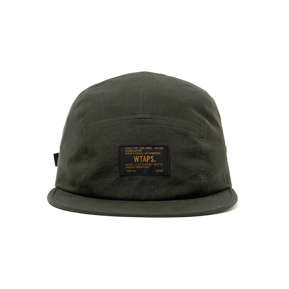 Wtaps T-5 03 CAP / COTTON. RIPSTOP 帽子黑/綠252HCDT-HT03