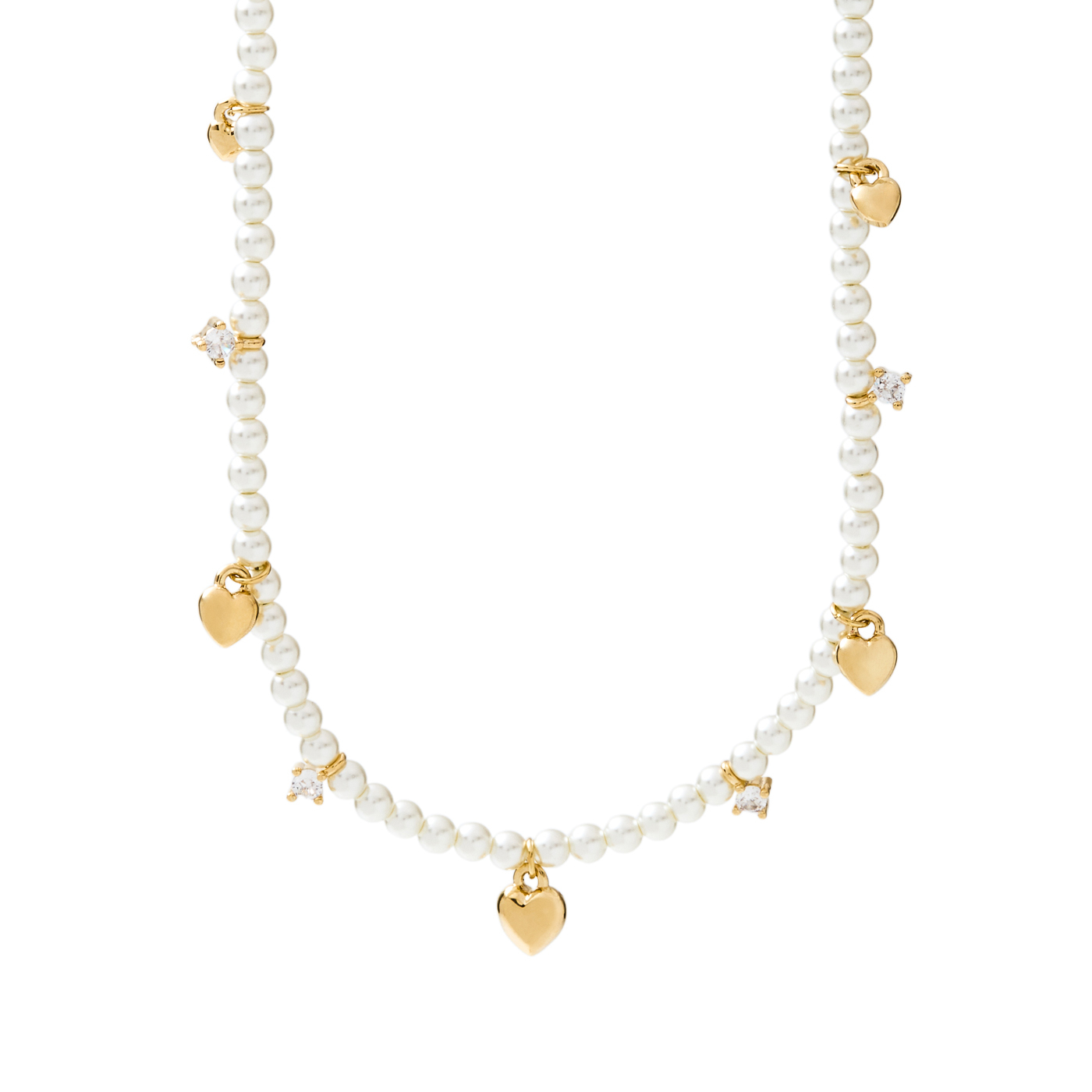 珍珠,愛心,項鍊,平價飾品