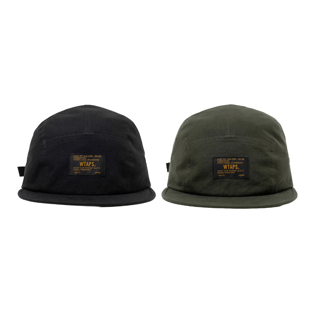 Wtaps T-5 03 CAP / COTTON. RIPSTOP 帽子 黑/綠 252HCDT-HT03