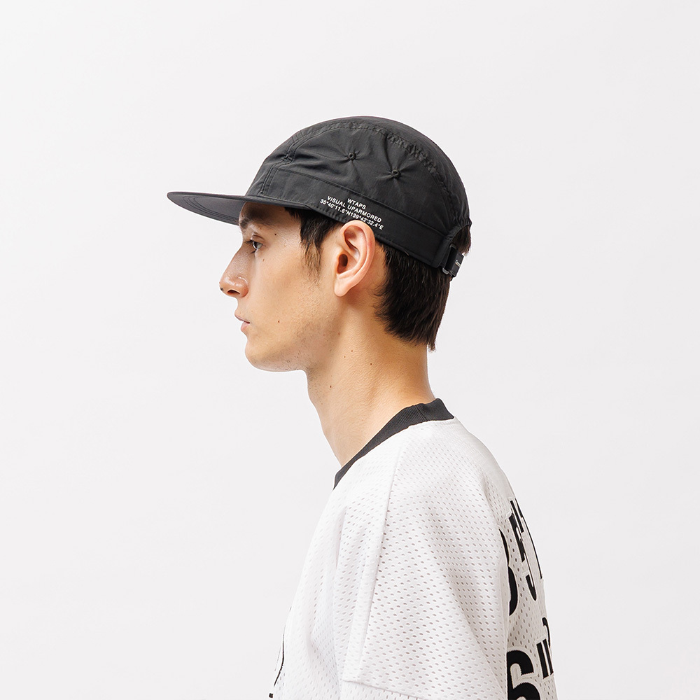 Wtaps T-7 / CAP / NYLON. TUSSAH. PERTEX 帽子 黑 252HCDT-HT05