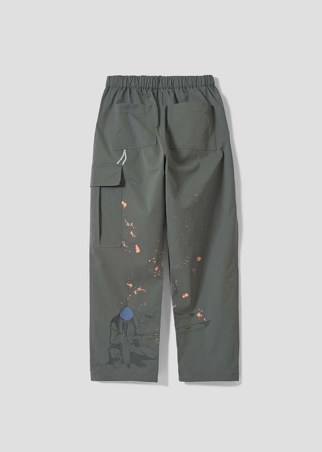 🫀鏈鋸人｜鏈鋸人與武士刀 戰鬥工裝褲