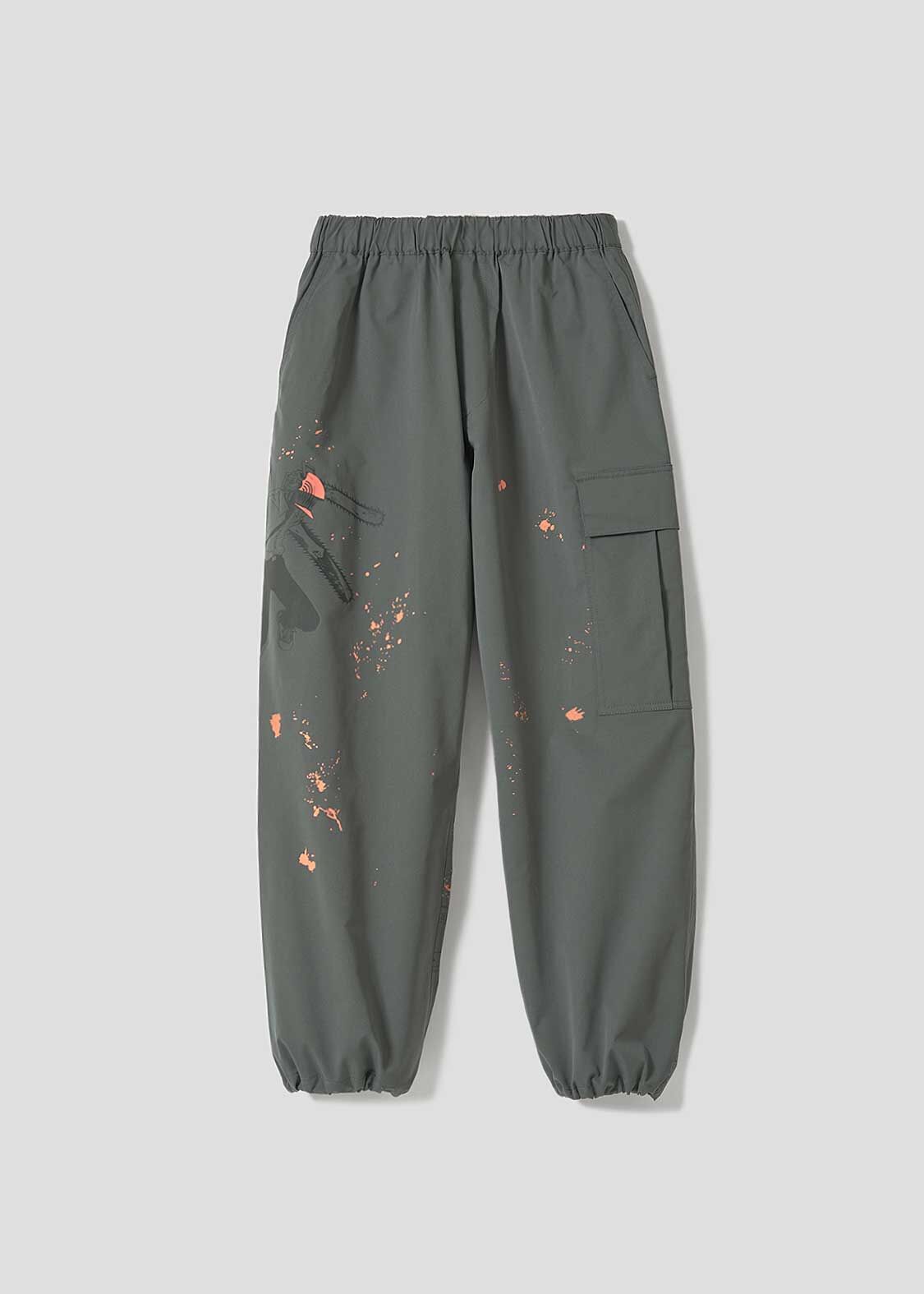 🫀鏈鋸人｜鏈鋸人與武士刀 戰鬥工裝褲