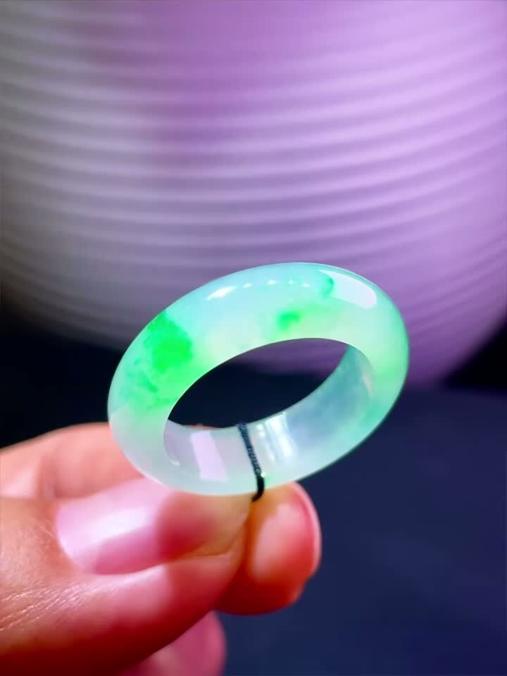 翡翠指環 (內徑 18.2mm),天然翡翠A玉, 緬甸玉, Jade, Jadeite