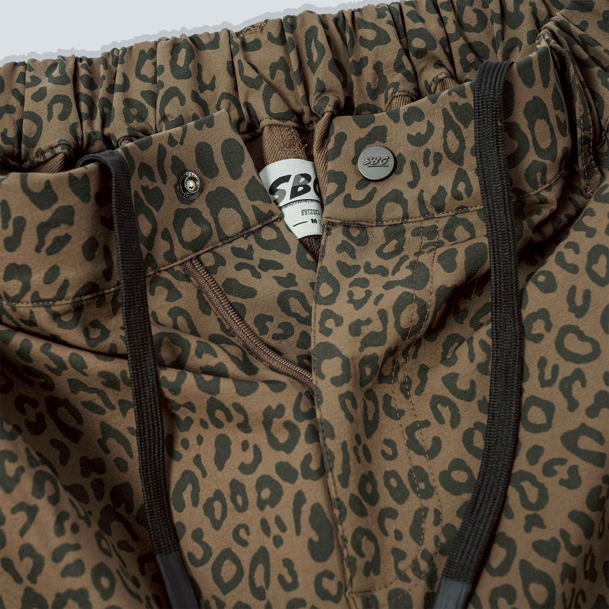 SBG 豹紋彈力彎刀長褲 SB8018