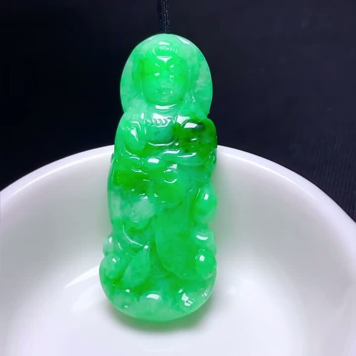 127434 翡翠觀音吊墜