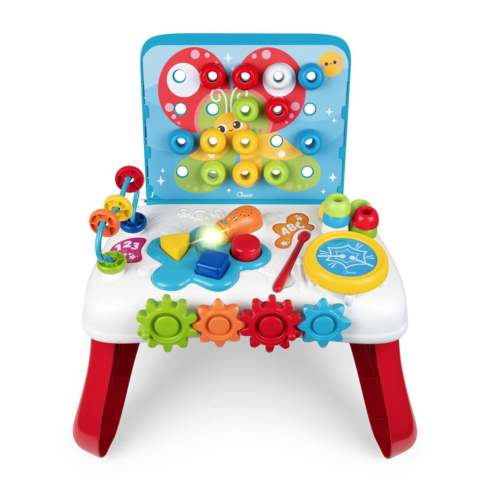 四合一雙語多功能遊戲桌(英/義)