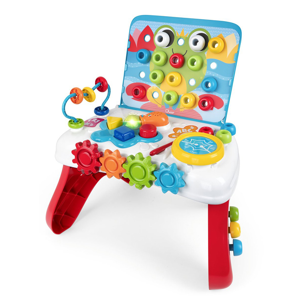 四合一雙語多功能遊戲桌(英/義)