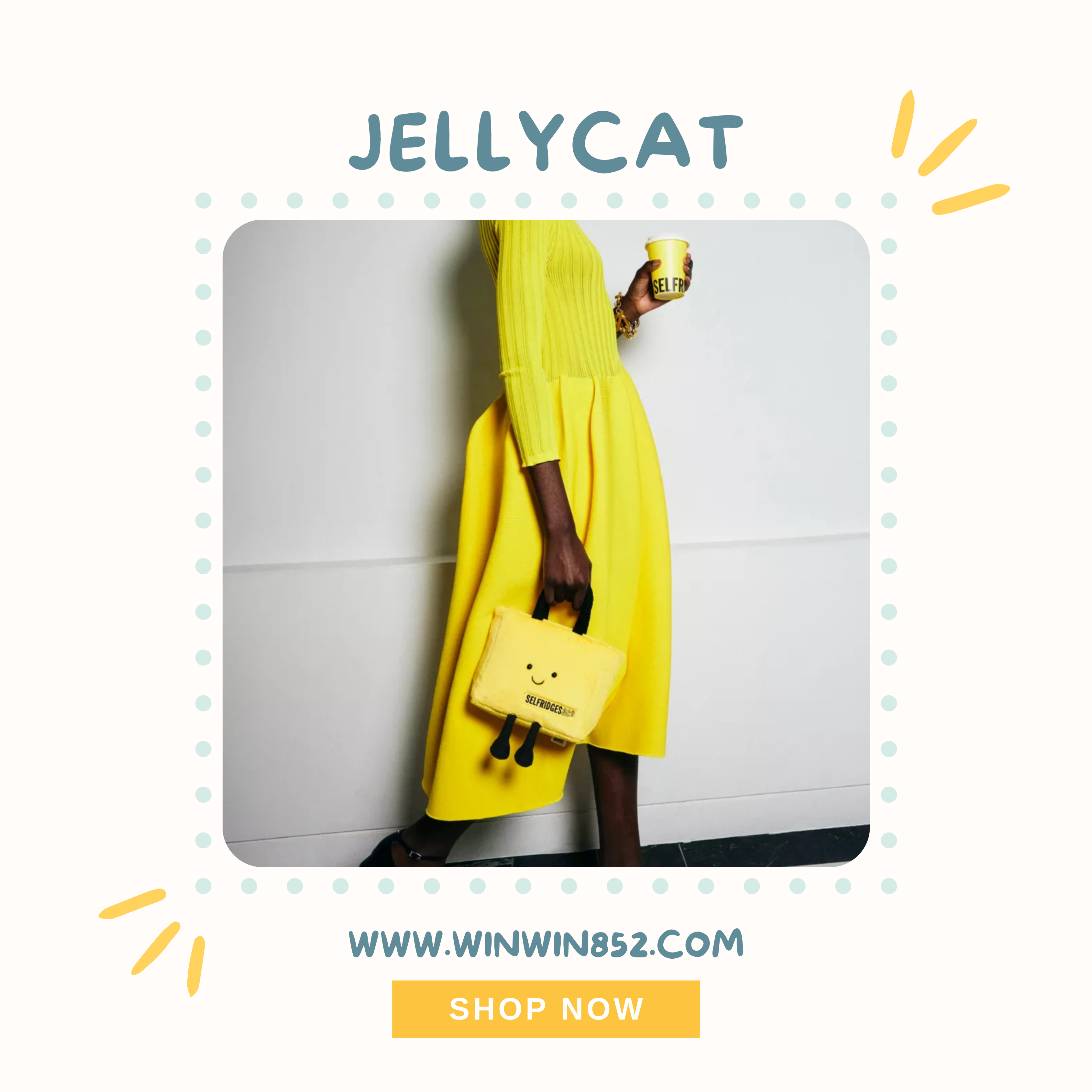Jellycat Amuseables Selfridges Bag