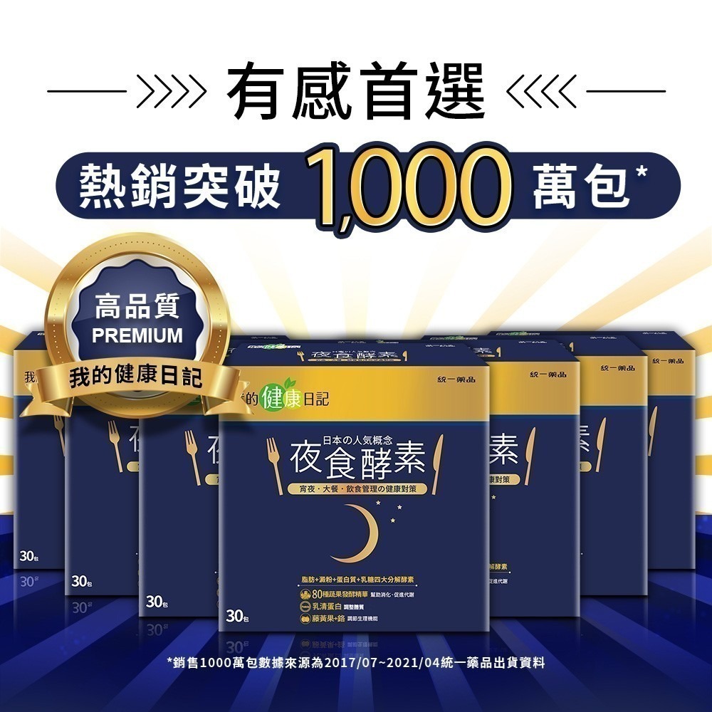 我的健康日記 夜食酵素(30入/盒)