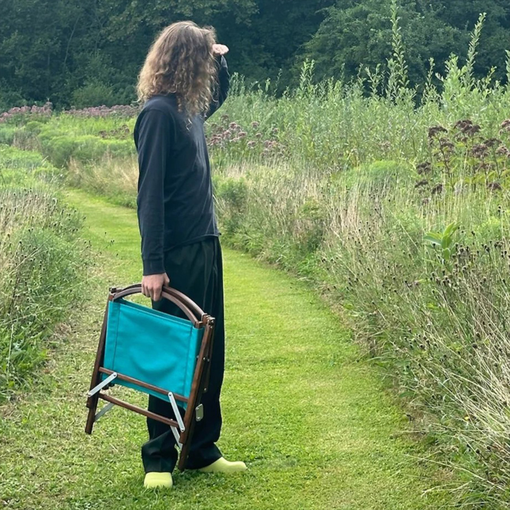 Kermit Chair 經典淺色胡桃木椅-天空藍 kcc308-B