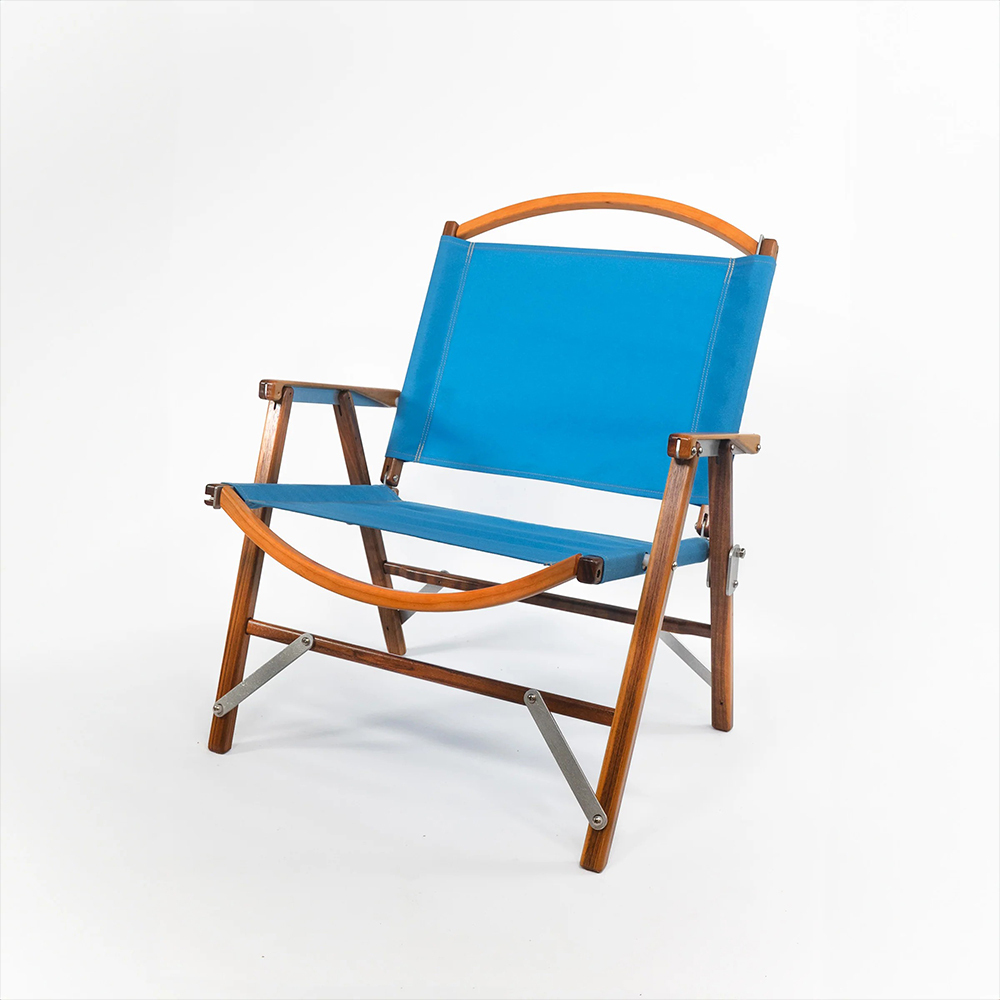 Kermit Chair Blonde WALNUT-Sky Blue kcc308-B