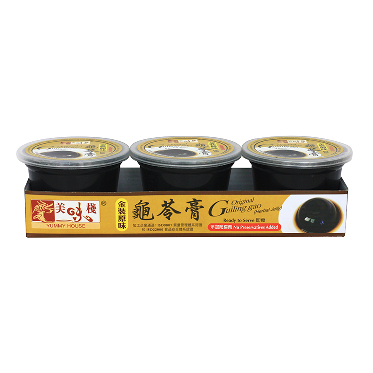 美味棧 金裝原味龜苓膏 (220gx3) x12_原箱優惠