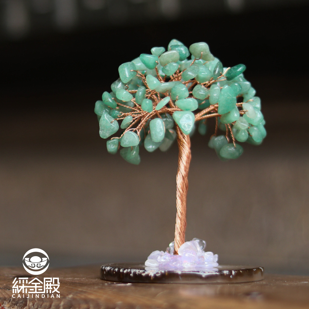 五行水晶開運招財樹-東陵玉｜過爐加持｜淨化心靈｜減輕焦慮【綵金殿】