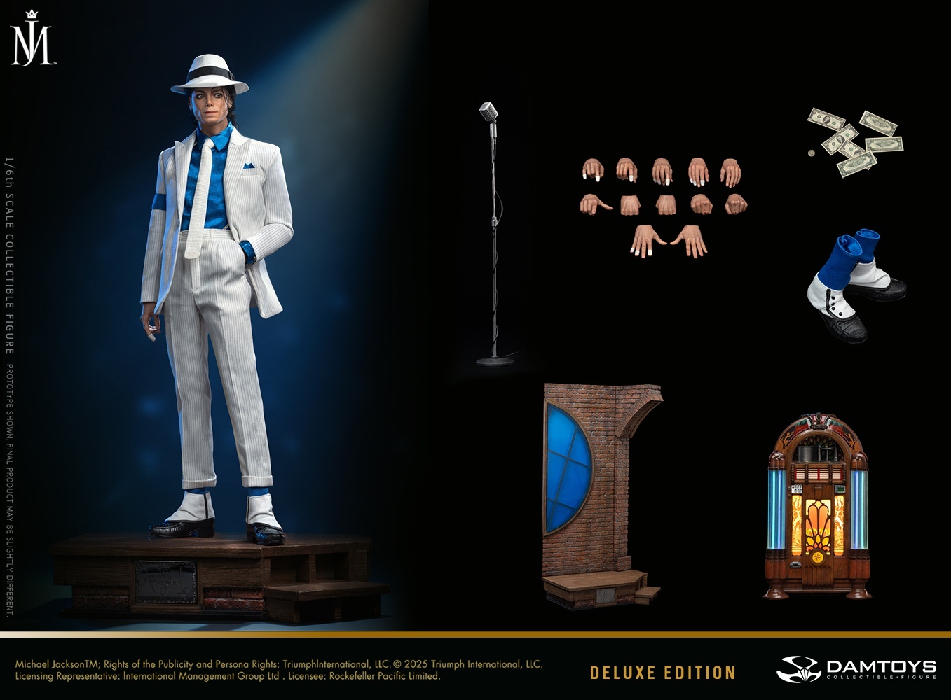 (預訂) Damtoys DMS048S 1/6 "Smooth Criminal" Michael Jackson DX Edition