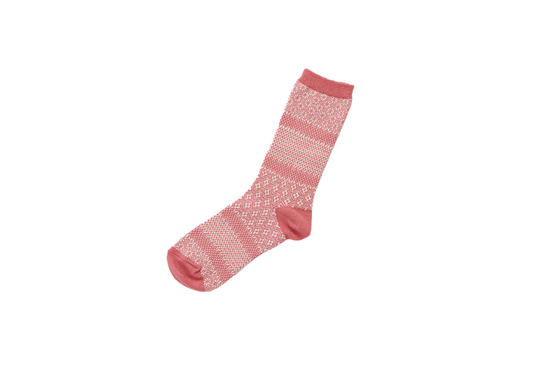 memeri 棉麻緹花襪