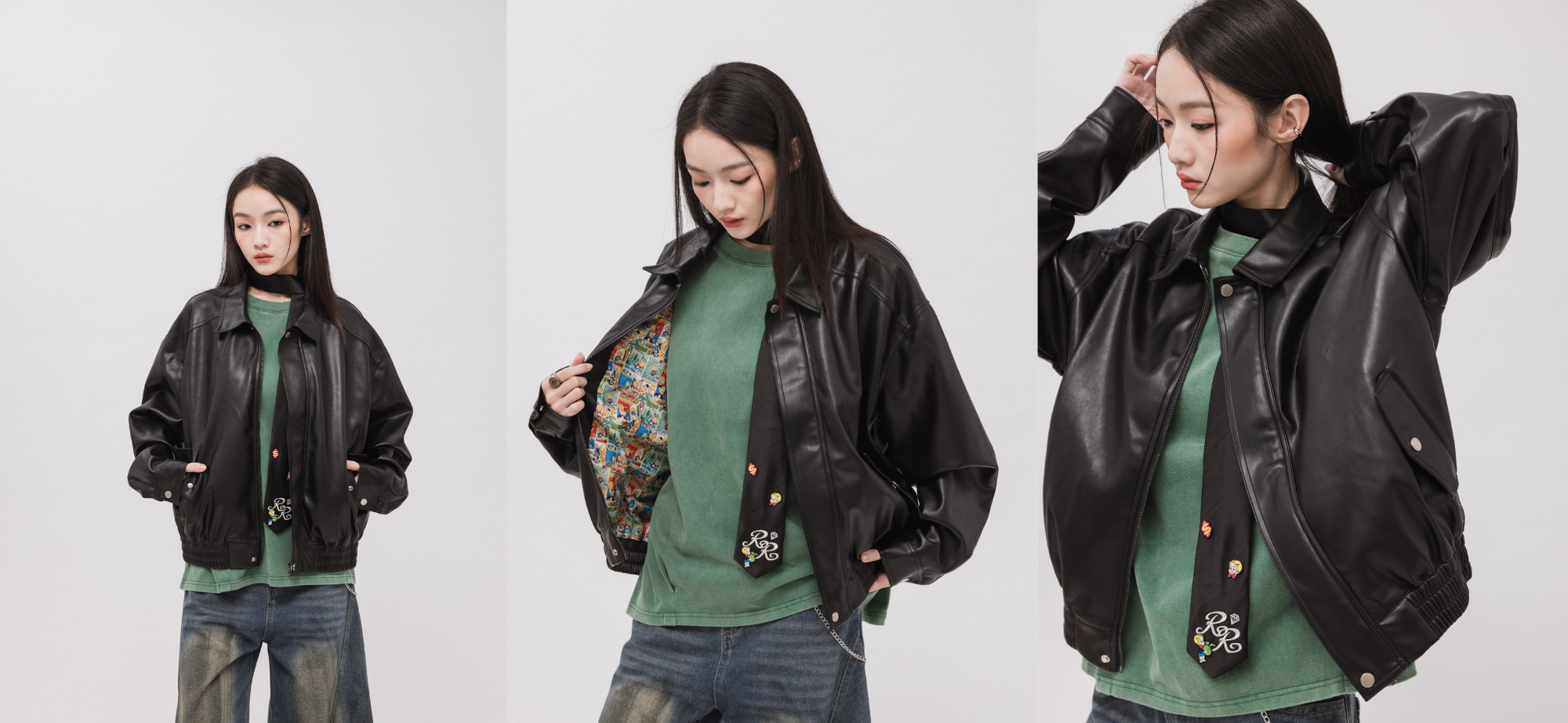 推薦三：Richie Rich 小富翁里奇 皮革外套