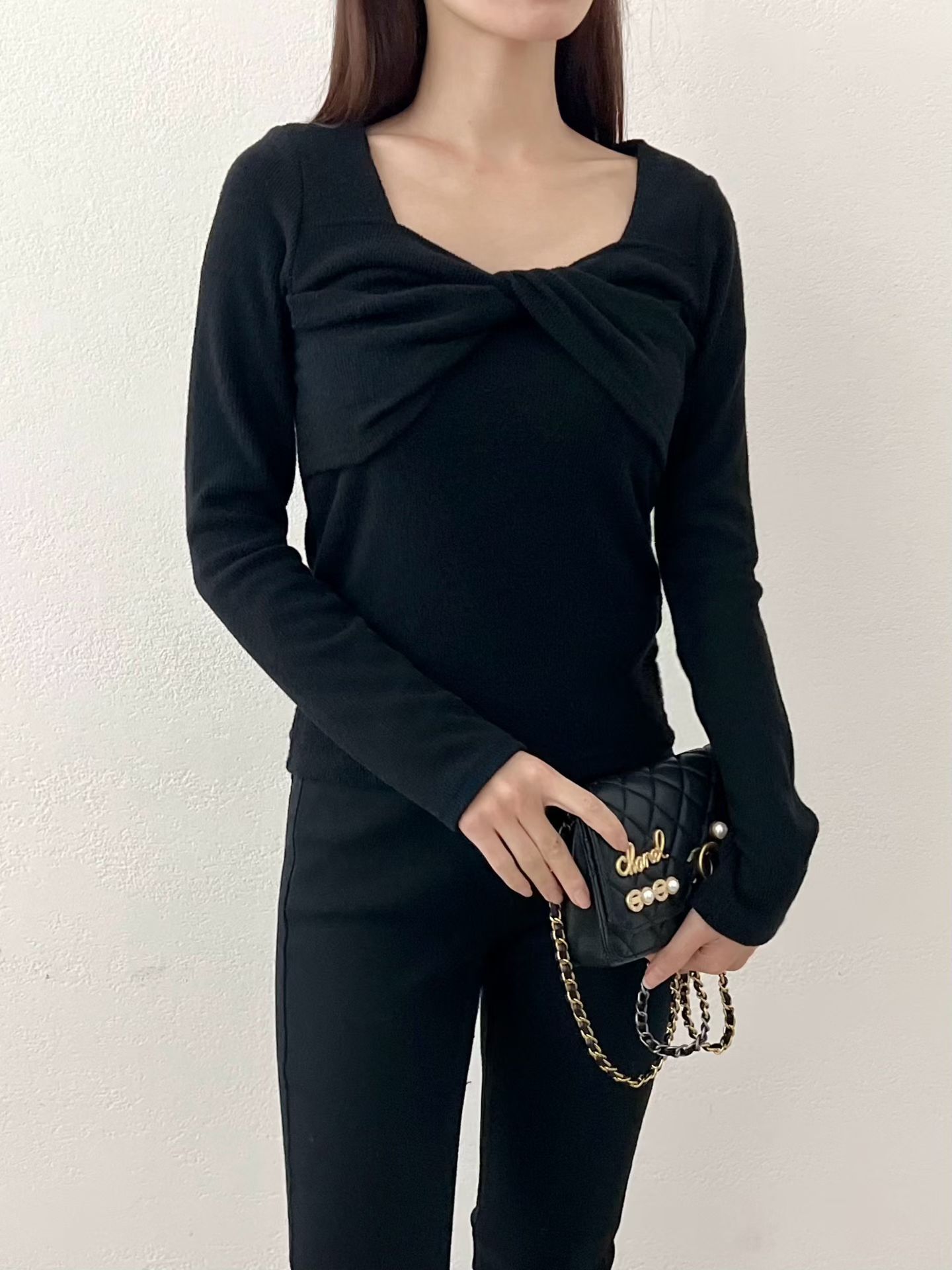 SU5340 扭麻花長袖上衣