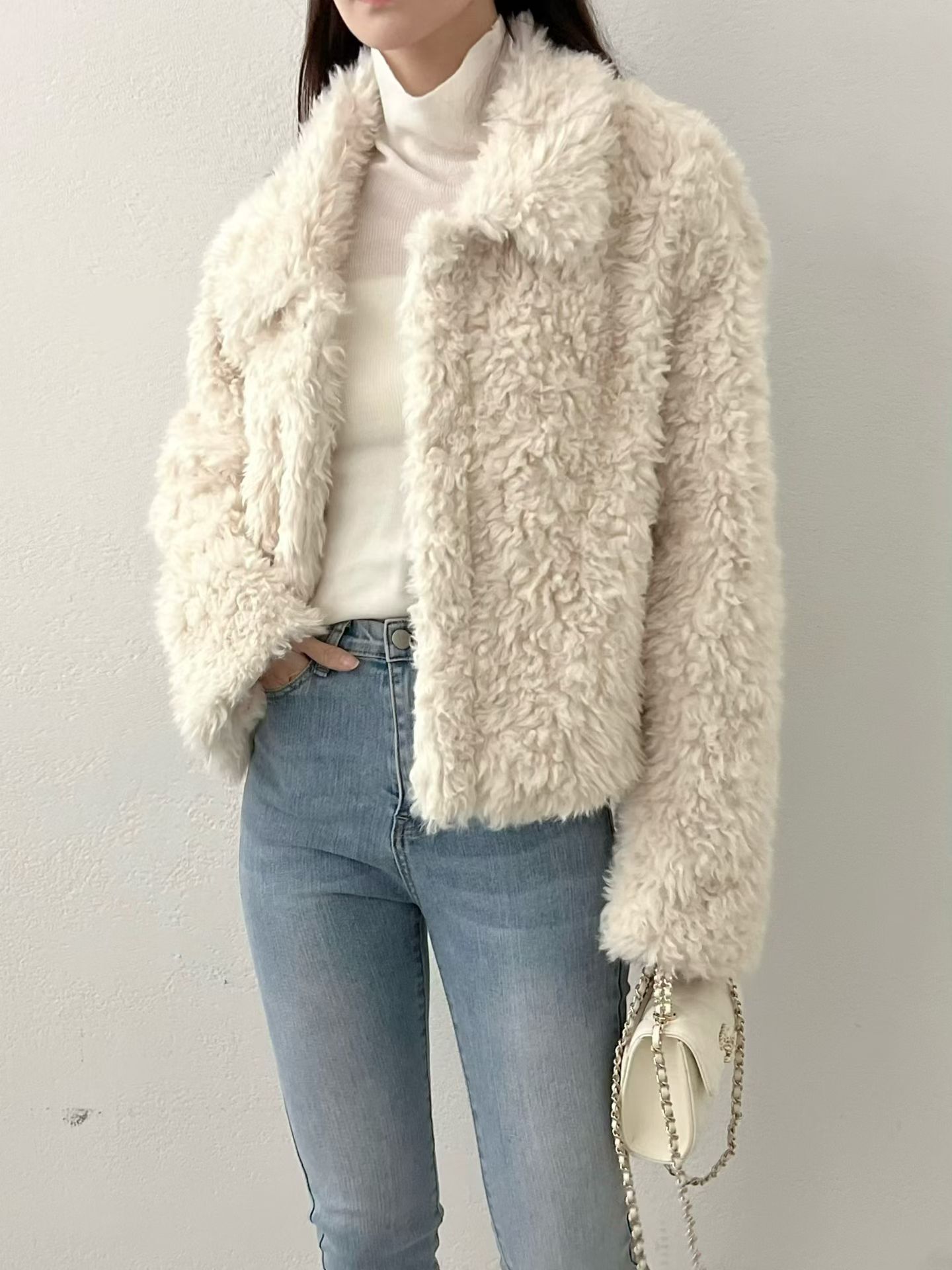 SU5339 可愛毛毛長袖外套