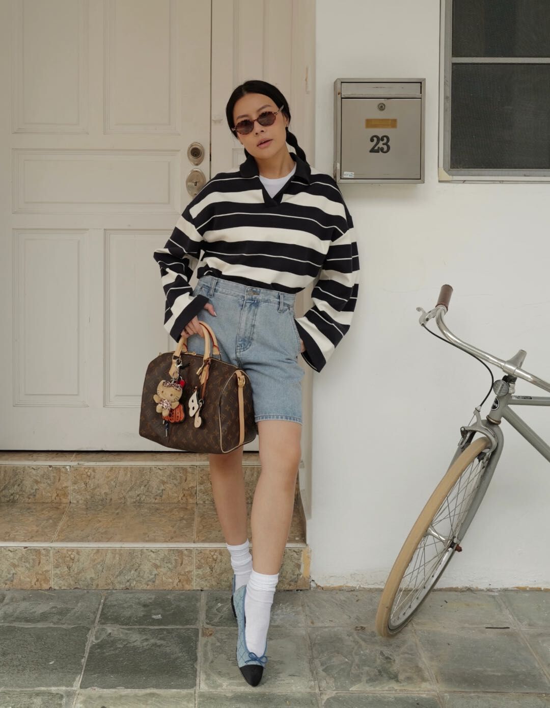 Louis Vuitton LV Speedy 25肩帶款