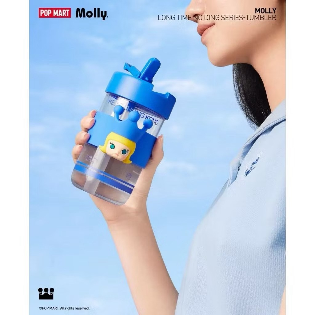 泡泡瑪特 MOLLY Long Time No Ding Tumbler 香港限定 隨行杯 500ml