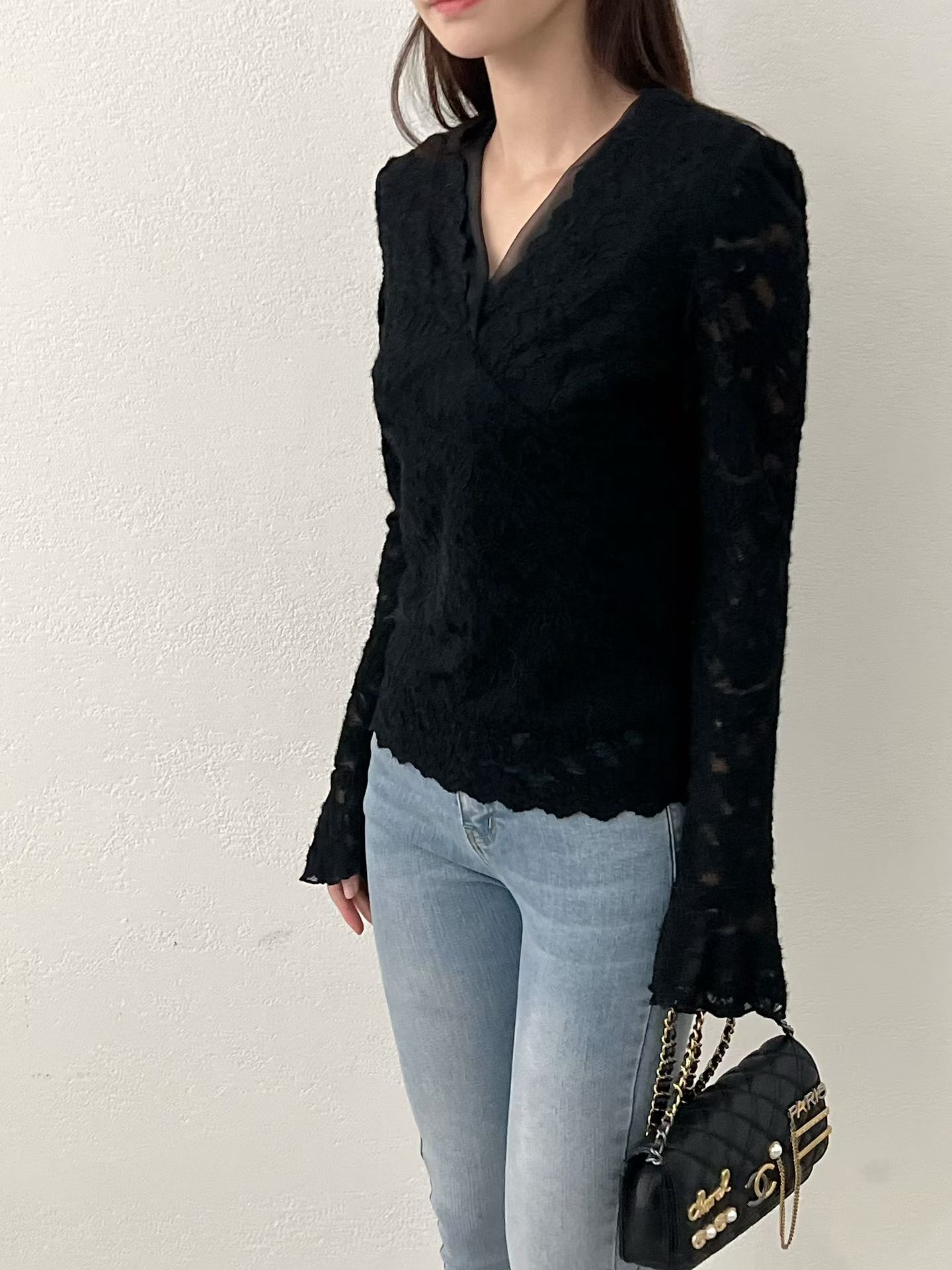 SU5324 公主長袖蕾絲上衣