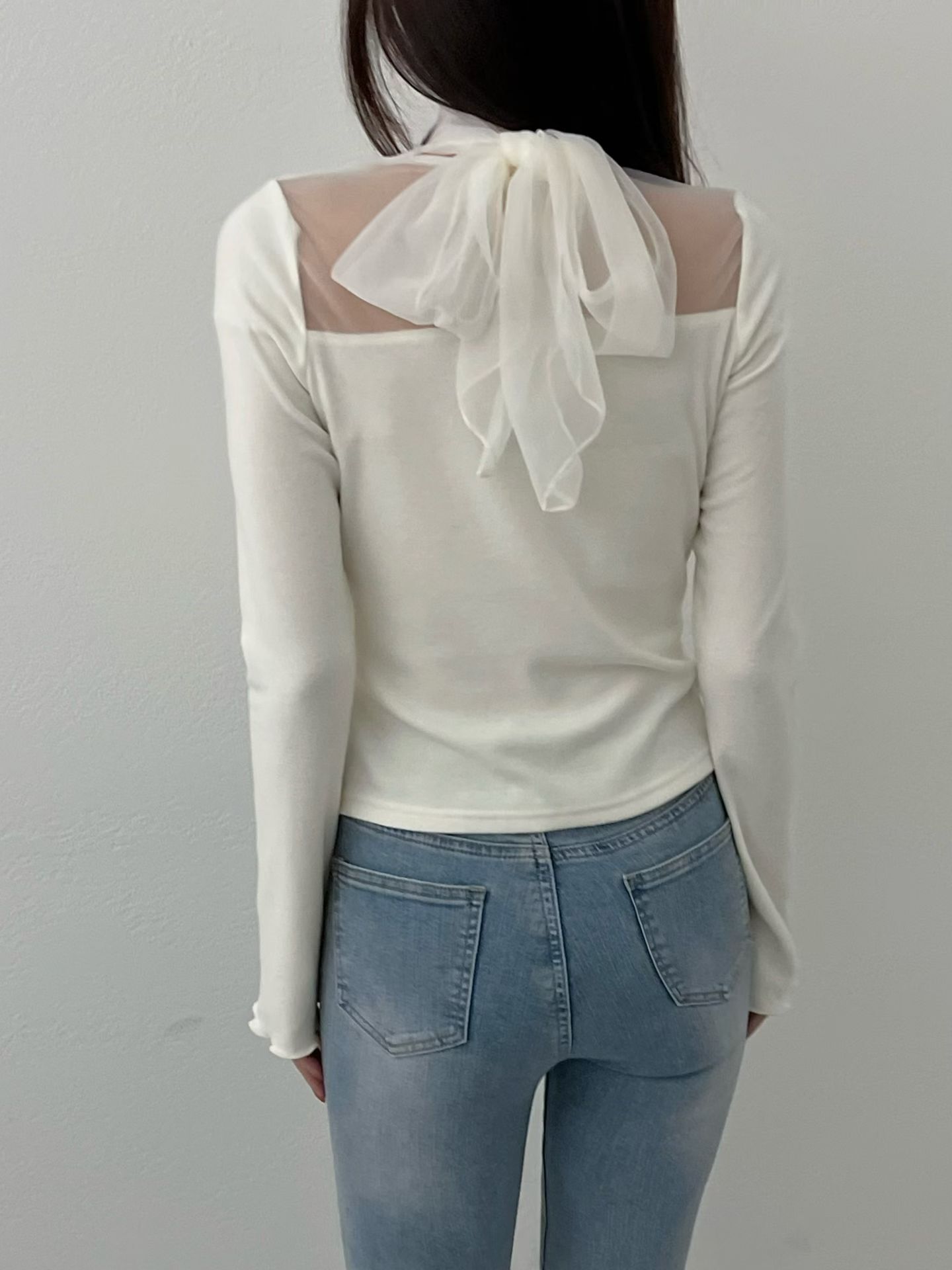 SU5319 輕奢晚宴薄紗上衣