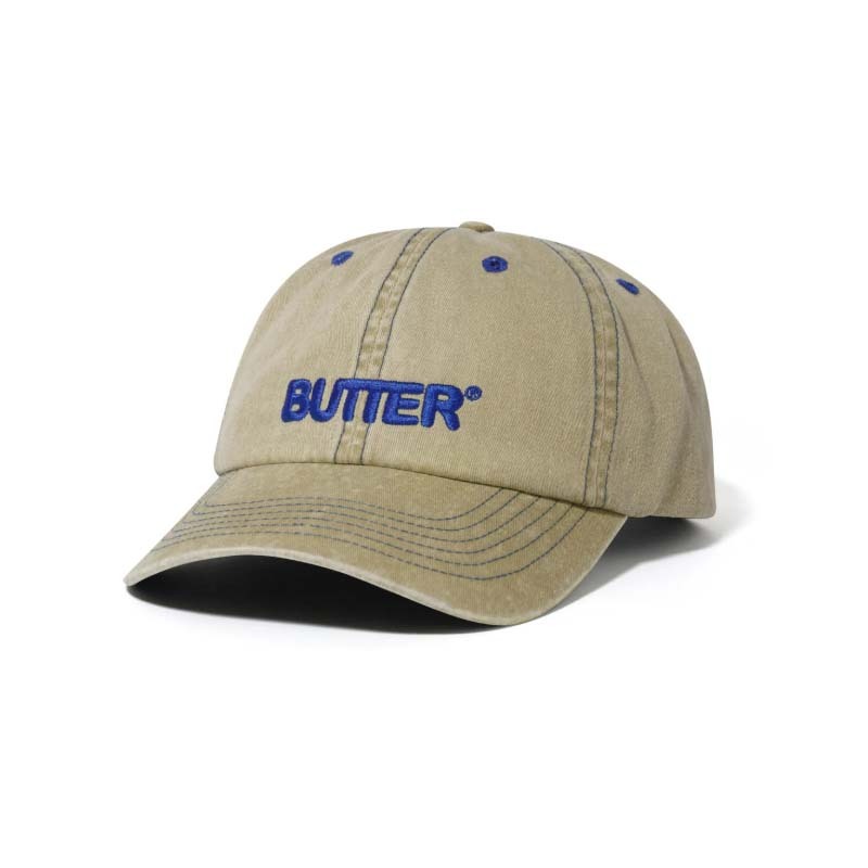 Butter Goods Rounded Logo 6 Panel Cap 帽子 老帽 卡其色 BG252E11112 [台灣現貨]
